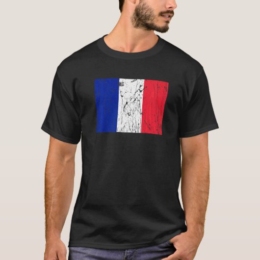 French France Flag Pride French Flag Tシャツ (正面)
