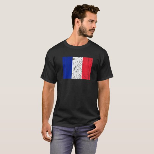 French France Flag Pride French Flag Tシャツ (正面フル)
