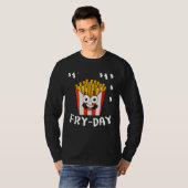 French Fries Fryday Friday Everyday Fries Lover Gi Tシャツ (正面フル)