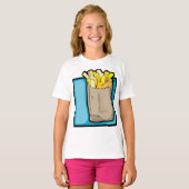 French Fries Girls T-Shirt Tシャツ (正面フル)