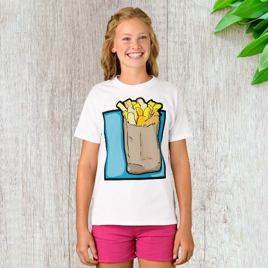 French Fries Girls T-Shirt Tシャツ