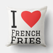  French fries pattern クッション (正面)