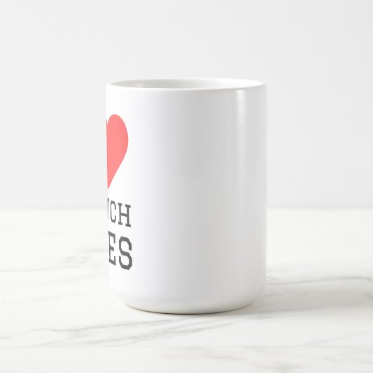  French fries pattern コーヒーマグカップ (中央)