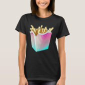 French Fries Vaporwave Retrowave Aesthetic Tシャツ (正面)