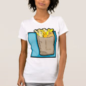 French Fries Womens T-Shirt Tシャツ (正面)
