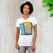 French Fries Womens T-Shirt Tシャツ