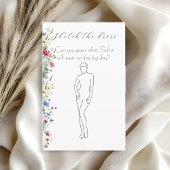 French Garden Party flower bridal shower game