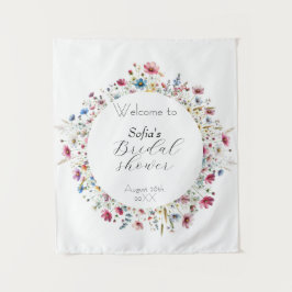 French Garden Party flower Invitation タペストリー