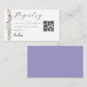 French Garden Party flower name エンクロージャーカード (正面/裏面)