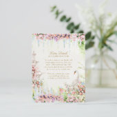 French Garden Wedding Accommodation Enclosure Card エンクロージャーカード (スタンド正面)