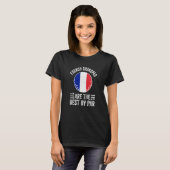 French Grandpas Are The Best By Par Golf Grandad G Tシャツ (正面フル)