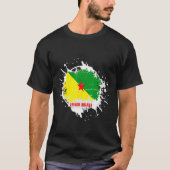 French Guiana Splash Tシャツ (正面)