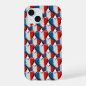 French Hearts 2 iPhone 15ケース (裏面)