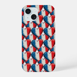 French Hearts 2 iPhone 15ケース