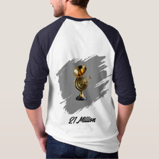 French horn Bitcoin 21 Million Tシャツ