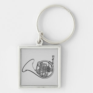 French Horn brass band music キーホルダー