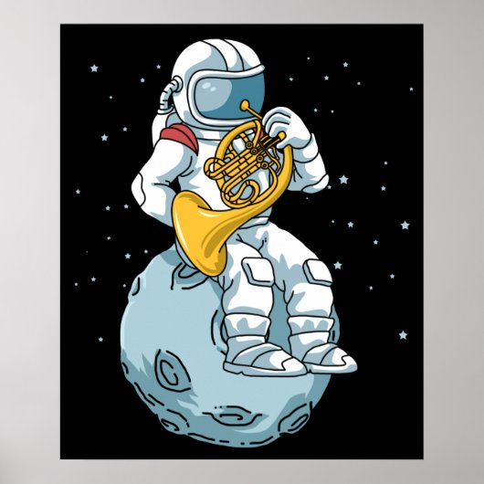 French Horn Gifts Men Brass Music French Horn ポスター (正面)