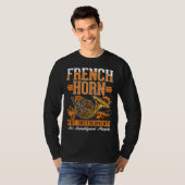French Horn Intelligent French Horn Player Tシャツ (正面フル)