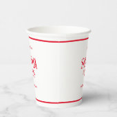 French Kisses & 30th Birthday Wishes Paris Party 紙コップ (右)