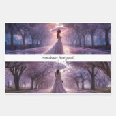 French Lady Garden Walk Drawer Front Wrapping Pape ラッピングペーパーシート (正面2)