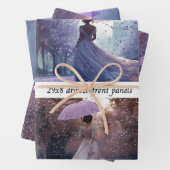 French Lady Garden Walk Drawer Front Wrapping Pape ラッピングペーパーシート (インサイチュ)