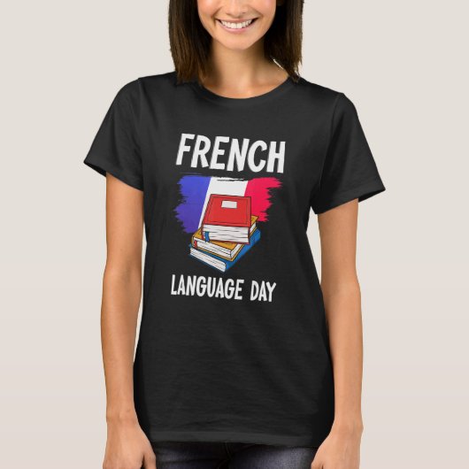 French Language Day United Nations Tシャツ (正面)