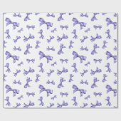 French Lavender Pattern ラッピングペーパー (フラット)