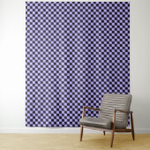 French lilac checkerboard pattern タペストリー (インサイチュ)