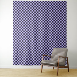 French lilac checkerboard pattern タペストリー