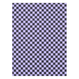 French lilac checkerboard pattern テーブルクロス