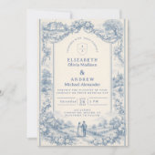 French Manor Countryside Wedding 招待状 (正面)