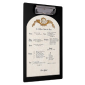 French Menu Kitchen Clipboard クリップボード (右)
