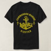 French Navy Special Forces Commandos Marine Kieffe Tシャツ (デザイン正面)