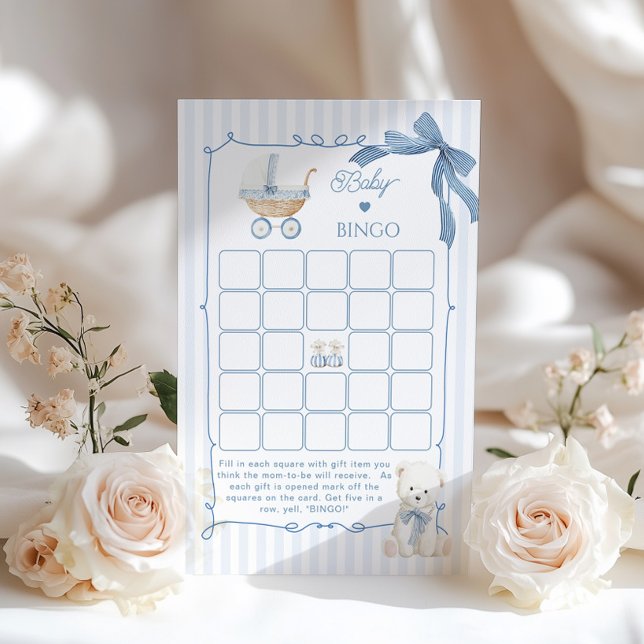 French Nursery Coquette Carriage Baby Bingo game (クリエイターアップロード済み)