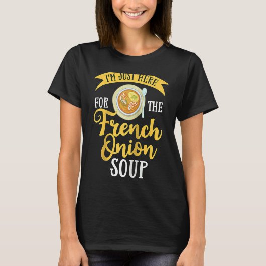 French Onion Soup Recipe Mix Bowl Japanese Cheese  Tシャツ (正面)