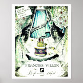 French Perfume Francois Villon advertising Print ポスター (正面)