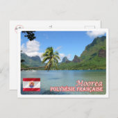 French Polynesia - Moorea - Cook's Bay - ポストカード (正面/裏面)