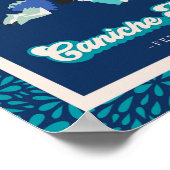 French Poodle Vintage Artwork Poster ポスター (角)