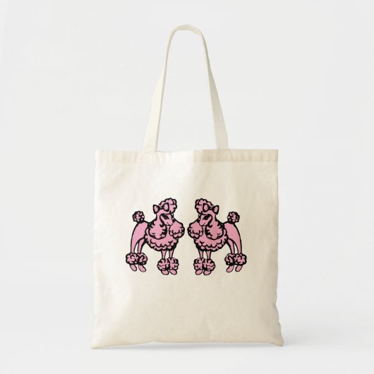 French Poodles Tote Bag トートバッグ (正面)
