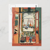 French Quarter Balcony & Wine, Fig Street Studio ポストカード (正面/裏面)