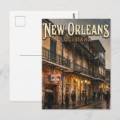 French Quarter USA ポストカード (正面/裏面)