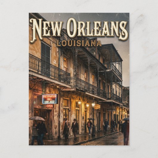 French Quarter USA ポストカード (正面)