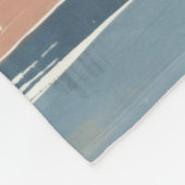 French Retro Brush Stripe Fleece Blanket フリースブランケット (角)