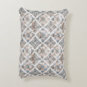 French Retro Floral Tile Accent Pillow アクセントクッション (裏面(縦))