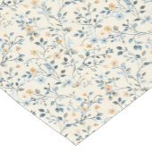 French Retro Spring Botanical Floral Table Runner ショートテーブルランナー (コーナー)