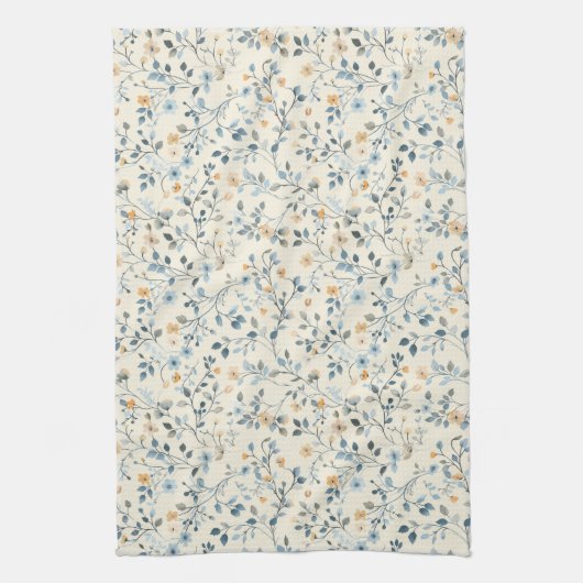 French Retro Spring Botanical Kitchen Towels キッチンタオル (縦)