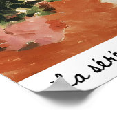 French Riviera Beach Poster Matisse Inspired ポスター (角)