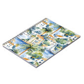 French Riviera Tropical Palm Trees ノートブック (左側)