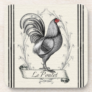 French Rooster Le Poulet コースター