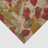 French Strawberries Cretonne 薄葉紙 (詳細)